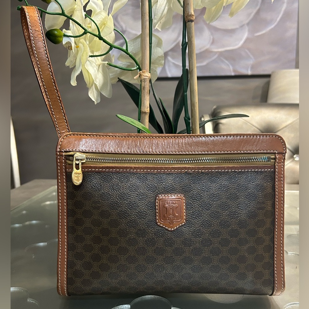 CELINE Macadam Clutch Wristlet Bag - Picture 10 of 16